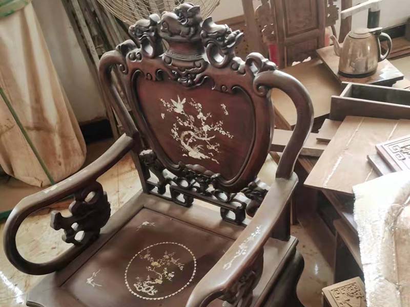 枞阳旧红木家具维修